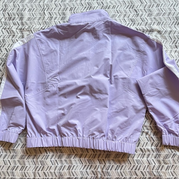 NWT M.N.I. Lavender Quarter Zip Windbreaker Jacket Athleisure Top Size XS Women - Picture 4 of 13